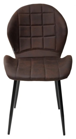 Стул FLOWER COWBOY-#800 темно-коричневый, ткань микрофибра