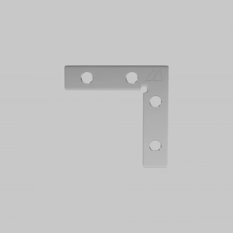 Комплект угловых плоских соединителей для демпферного шинопровода Maytoni Accessories for tracks Exility TRA034D-CL-42S