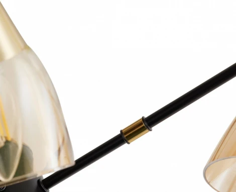 Потолочная люстра на штанге Arte Milano Neapolis-76708 276708/12 BK/GD (220V)