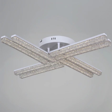 Потолочная люстра светодиодная на штанге с регулировкой цветовой температуры, яркости и ночным режимом Reluce 58290-0.3-08 WH