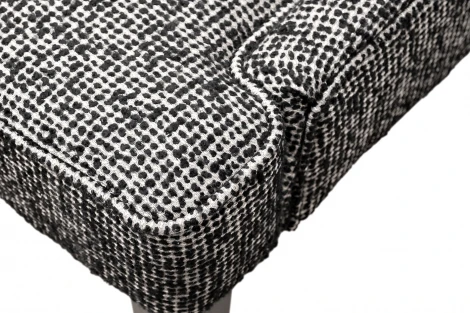 Обеденный стул Garda Decor ELEGANTE-3K-Santo302-CHZOL (Черный/Серый)