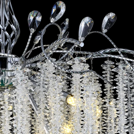 Потолочная люстра на штанге хрустальная Reluce 01113-0.3-800 CH