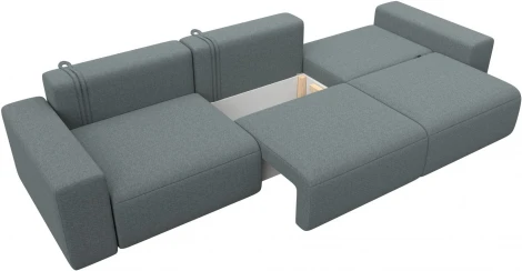 Диван прямой Лига-036 НПБ Классик Лонг Лига Диванов (Рогожка) арт.124205