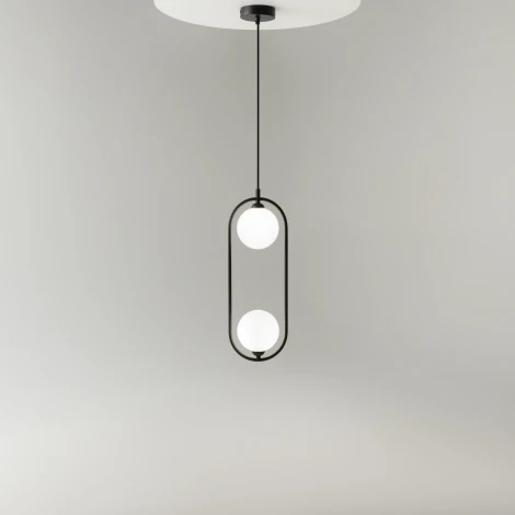 Подвесной светильник Maytoni Ring MOD013PL-02B (220V, на проводе, шарики)