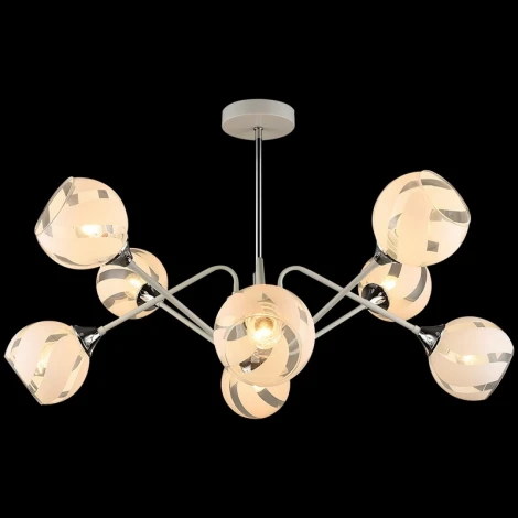 Потолочная люстра на штанге Reluce 04897-0.3-08 WT+CH (220V)