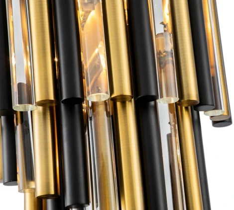 Каскадное бра iLamp Tribeca 097B-3 MBR+BK (220V)