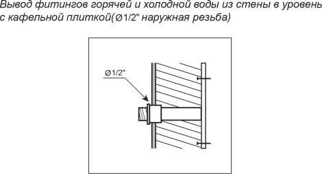 Раковина Цвет и Стиль Стилло 127 с полотенцедержателем