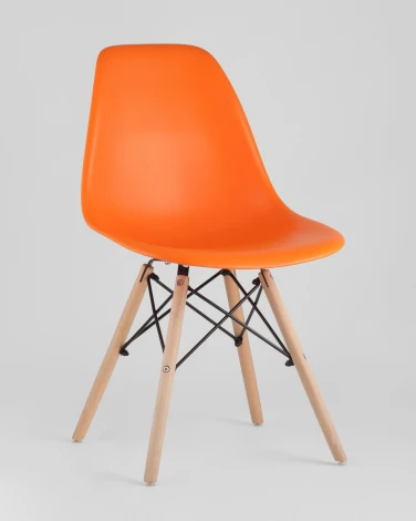 Стул Stool Group Eames DSW оранжевый УТ000000654
