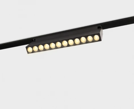 Трековый светильник магнитный 12W 48V Italline IT012-5023 black 3000K