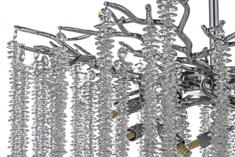 Потолочная люстра хрустальная на штанге Dio D`arte Tavenna Nickel Tavenna H 1.3.76.100 N (220V)