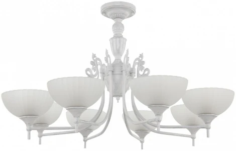 Потолочная люстра на штанге Arte Milano AM340049 340049/8 WT+SL (220V)