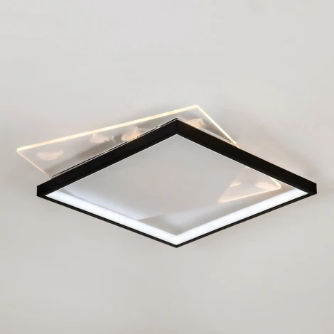 Потолочный светильник светодиодный с пультом с регулировкой цветовой температуры и яркости LED4U LED4U L1042-500 BK