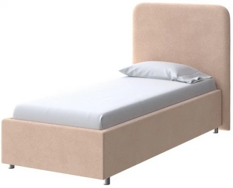 PROxSON Кровать Олаф (Ткань: Велюр Casa Бежевый) 80x190