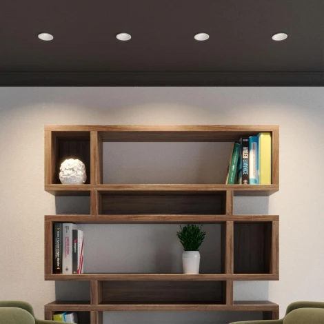 Встраиваемый светильник светодиодный Novotech Nova 359848 белый с переключателем цв. температуры  LED 7W 220V 2700К\3200К\4000К