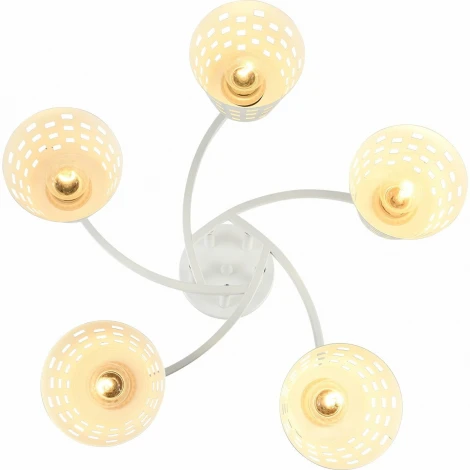 Потолочная люстра на штанге Reluce 01384-0.3-05 WH+CR (220V)