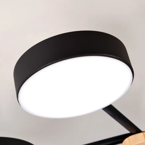 Потолочная люстра светодиодная с пультом с регулировкой цветовой температуры LED4U LED4U L3201-960 BK