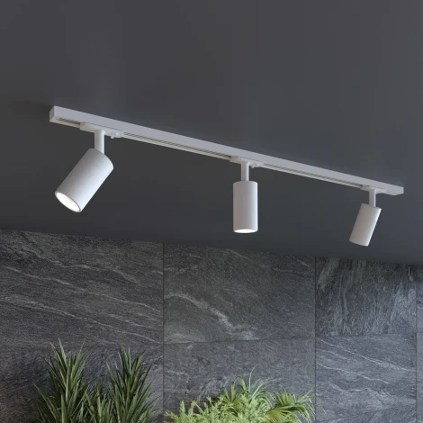 Трековый светильник однофазный белый 9W 4200K Elektrostandard Riffe 85512/01 (LED, 220V, круглые)