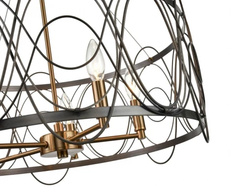 Подвесная люстра Vele Luce Stradivario 983 VL4104P05 (220V, на цепи, свеча, круглые)