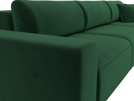 Диван прямой Лига-036 НПБ Классик Лонг (Зеленый/Велюр) Лига Диванов арт.121325