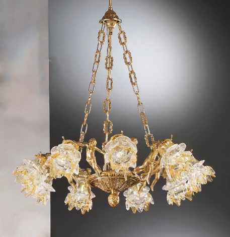 Подвесная люстра Nervilamp 2080 2080/9/AM (220V, на цепи)