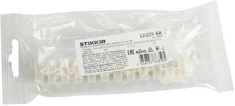 Клемма винтовая 12 пар Stekker 39892