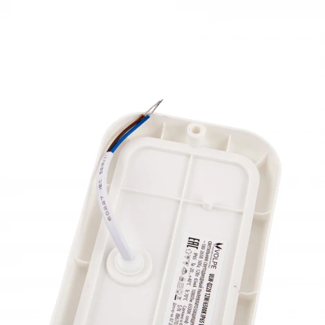 Светильник светодиодный влагозащищенный прямоугольник 6500K Volpe ULW-Q228 12W/6500K IP65 WHITE