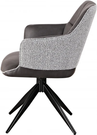 Стул обеденный Stool Group Naya серый экокожа букле арт.УТ000040789
