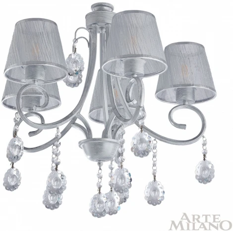 Потолочная люстра Arte Milano Amalfi-7146 337146/5 WT+SL (220V, подвески)