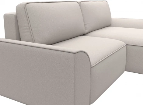 Диван угловой Лига-048 НПБ Лига Диванов (Замша) арт.128288