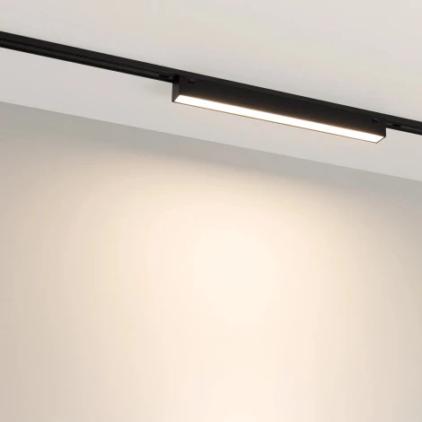 светильник магнитный MAG-VIBE-FLAT-L293-12W Warm3000 (BK, 100 deg, 48V) (Arlight, IP20 Металл) 044432