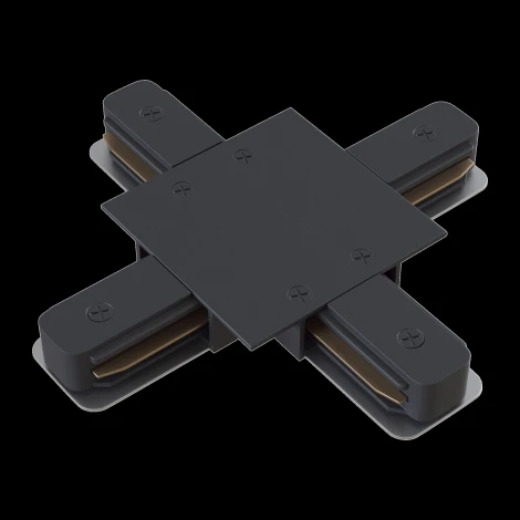 Коннектор Х-образный Unity встраиваемый черный (однофазный) Maytoni Technical TRA002CX-11B