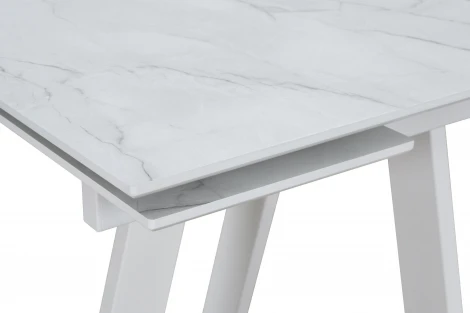 Стол обеденный DikLine WINGS Жемчужный Перито,Белый, Белый