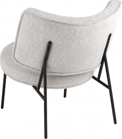 Кресло District Lounge букле светло-серый Stool Group (арт.УТ000039112)