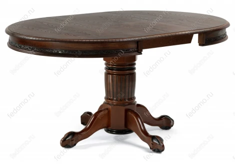 Деревянный стол Woodville Альфред орех / коричневая патина 450826