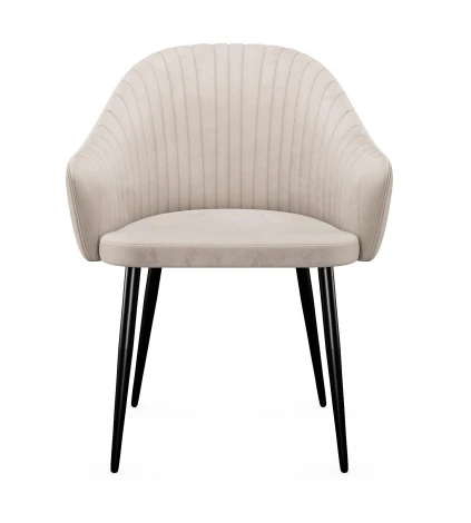 Стул DikLine 440М C103 крем, ножки черные 00-00085605