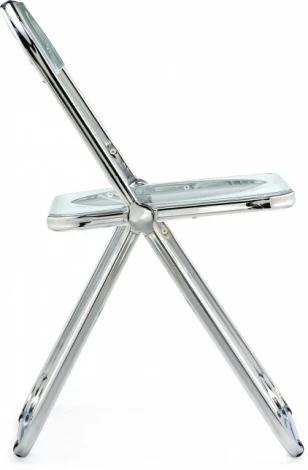 Пластиковый стул Woodville Fold складной clear gray-blue
