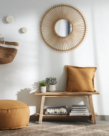 Банкетка La Forma (ex Julia Grup) Safara (Тик,Дерево)