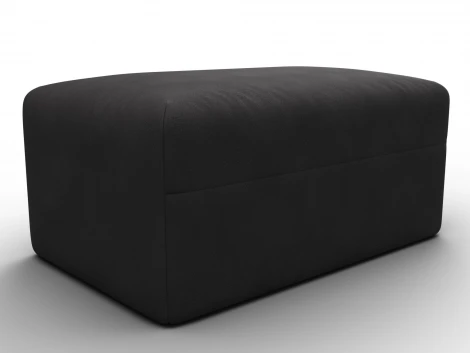 Модуль пуф Лига-060 НПБ (ЛДСП,Брус,Фанера,Замша/Коричневый) Лига Диванов 129580