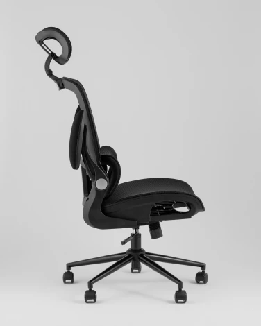 Кресло офисное TopChairs Tactus черная сетка Stool Group УТ000042052