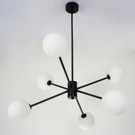 Потолочная люстра на штанге Zortes Ragy ZRS.1883.6 (220V, шарики, IP21)