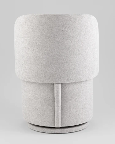 Пуф-трансформер Таунсвилл вращающийся с ящиком букле светло-серый Stool Group УТ000042269