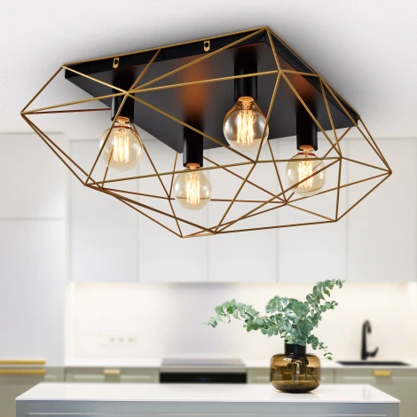 Светильник потолочный Roxana 4097-304 4 х Е27 40 Вт