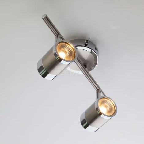 Спот на штанге Eurosvet Prime 20058/2 перламутровый сатин (220V, круглые)