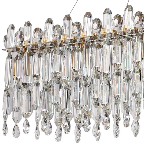 Подвесная большая люстра Legacy 2158/05/12PL (220V, хрусталь, на тросе)