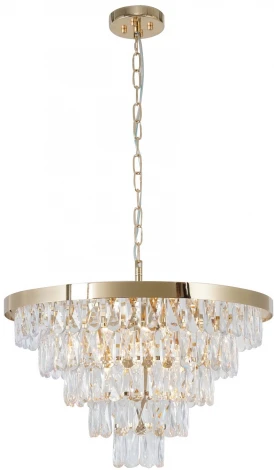 Подвесная люстра Favourite Cake 4091-6P (220V, хрусталь, на цепи)