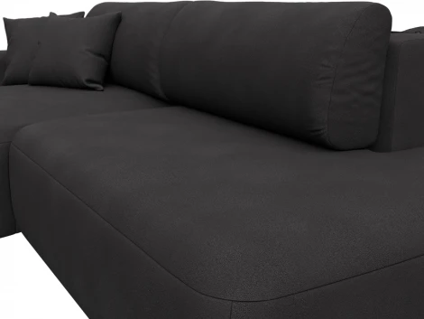 Диван угловой Лига-036 НПБ Модерн левый угол Лига Диванов (Замша) арт.127780L