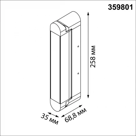 Светильник накладной с перекл. цв. температуры Novotech Iter 359801 белый IP20 LED 12W 180-265V 2700К/3200К/4000К ITER
