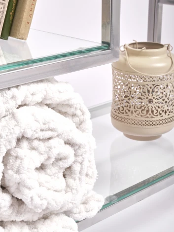 Консольный стол AllConsoles 1011-CS clear серебряный