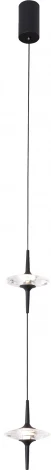 Светильник подвесной ST Luce Zenith SL6231.403.02 Черный/Прозрачный LED 2*5W 4000K