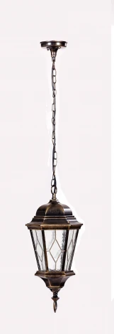 Уличный светильник подвесной Oasis Light ASTORIA 2M 91405M cover Gb ромб (220V, на цепи, IP44)